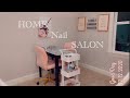 VLOGMAS DAY 10-11🎄: Setting Up My Home Nail Salon 💅🏾