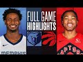 GRIZZLIES At RAPTORS FULL GAME HIGHLIGHTS January 22 2024 