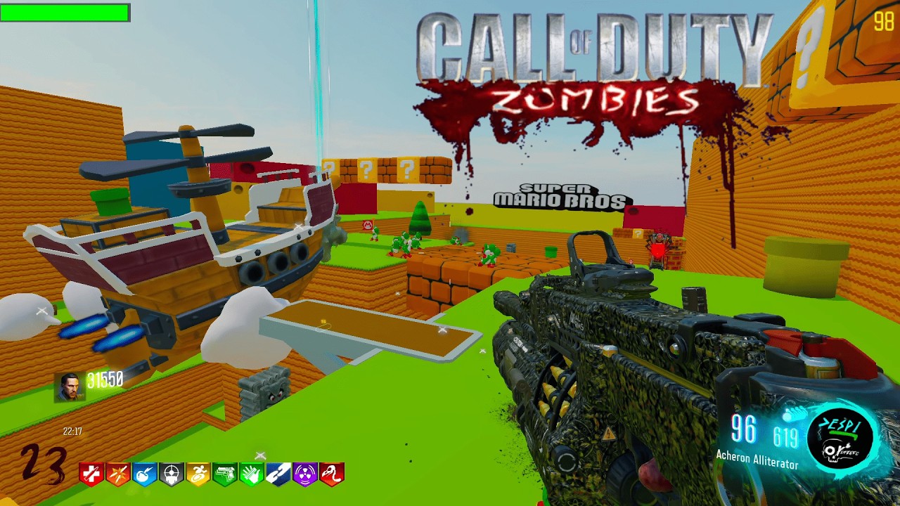 LOS YOSHIS VIENEN A POR MI. CALL OF DUTY BLACK OPS III ZOMBIES.