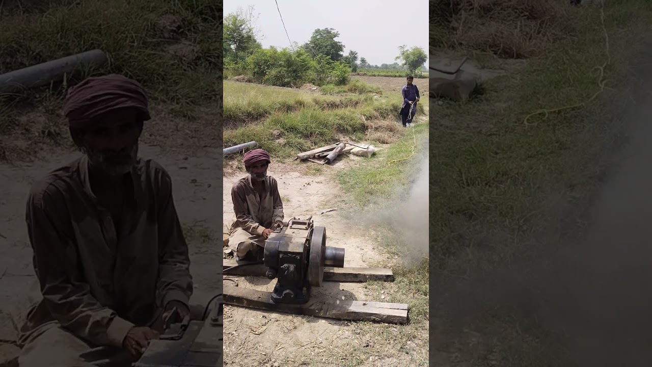 Start Diesel Engine With Rope ➰