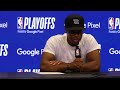 Kyle Lowry Talks Miami Heat Game 2 Win Over Hawks, Jimmy Butler&#39;s Big Night, Trae Young-Gabe Vincent