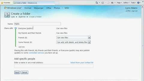 Windows Live & SkyDrive Tutorial