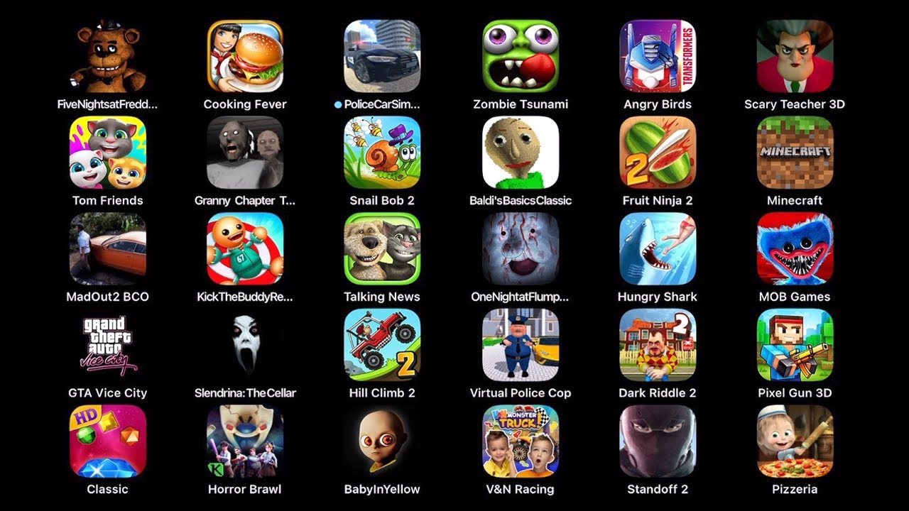 Dark Riddle 2 - Snail Bob 2 - Slendrina - Angry Birds Transformers - Horror Brawl - Kick the Buddy