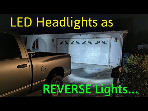 SUPER Bright LED Reverse Lights for 3rd Gen 5.9 Cummins 2005 Dodge Ram