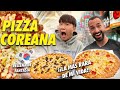 Probando la MEJOR PIZZA COREANA en COREA ¡RELLENA de QUESO y BONIATO! *Ingredientes MUY LOCOS