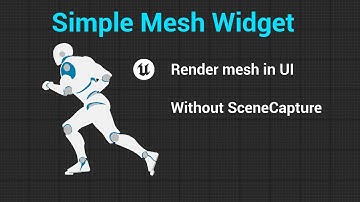 Unreal Engine: Render Mesh in UI with Simple Mesh Widget Plugin (No SceneCapture!)