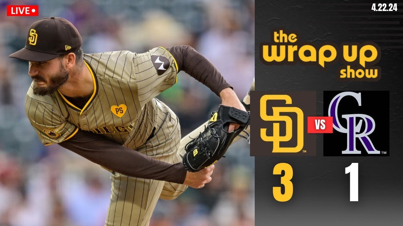 Padres vs Rockies Postgame Wrap Up Show Padres 3 Rockies 1 YouTube