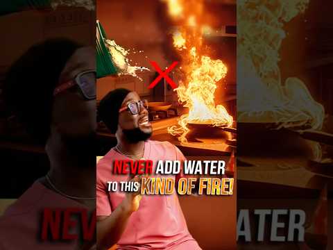 NEVER Add Water To This Type Of Fire