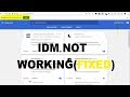 idm extension for google chrome not working ||fix IDM 2018