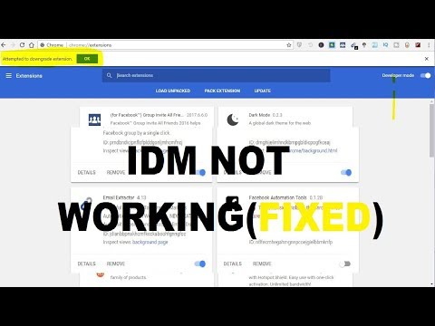 IDM Extension For Google Chrome Not Working |Fix IDM ...