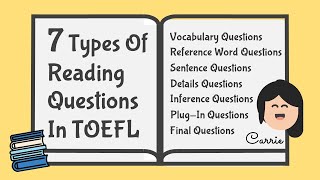 TOEFL Reading: 7 Types Of Reading Questions In TOEFL