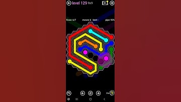 How To Solve Flow Free Hexes Flower Pack Level 129 Hard 9x9 Board Walk Through Solution Walkthrough