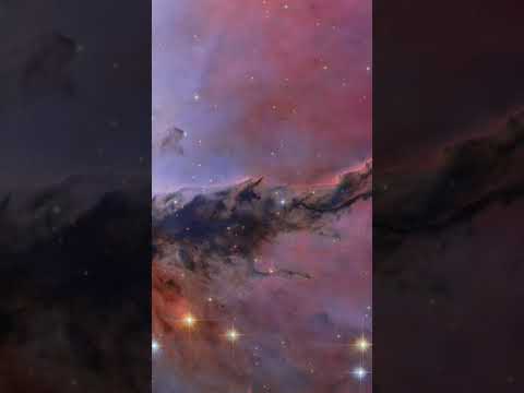 Eagle Nebula 2025 - Hubble Space Telescope #shorts