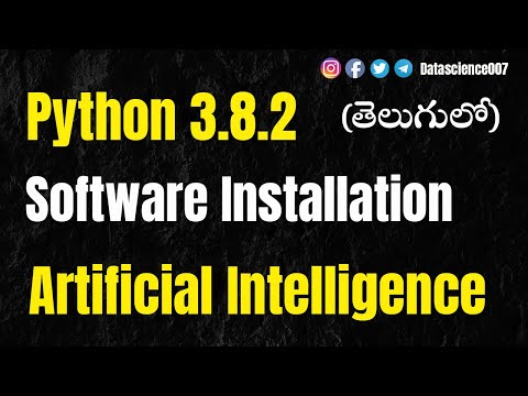 03. How to Install Python 3.8.2 Windows 7 8 10 | Telugu |