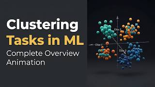 Clustering Tasks in Machine Learning: Complete Overview Animation