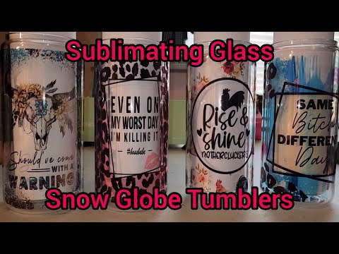 Sublimate on Glass Tumbler Tutorial 