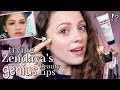 TRYING ZENDAYA'S MAKEUP TIPS // Some of these are GENIUS!!!