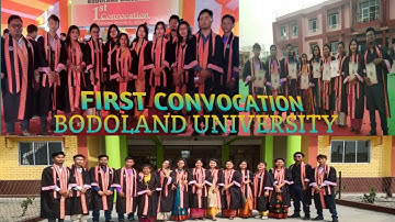 1st Convocation of  Bodoland University, Kokrajhar BTAD, Assam