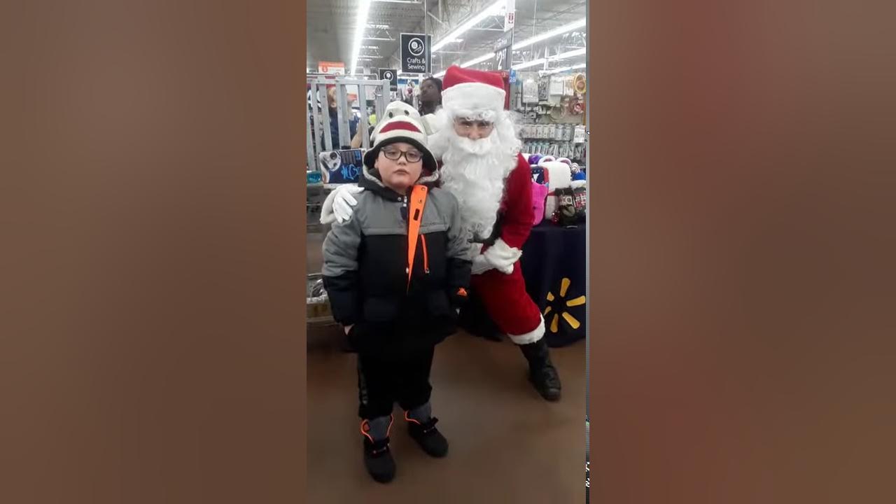 Blaine meets santa YouTube