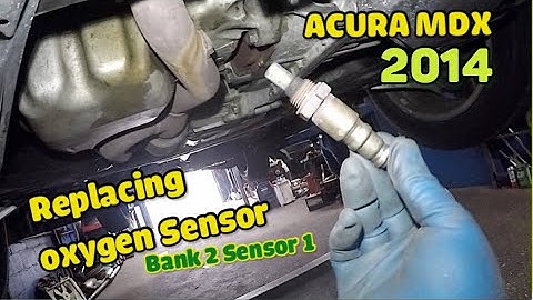 2014 Acura MDX replacing oxygen sensor Bank 2 Sensor 2