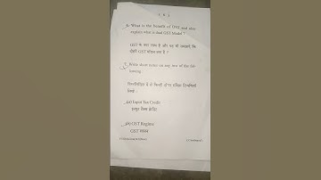 b.com ,sem-4 GST questions paper 2021-2024