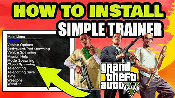 How To Install The Simple Trainer Mod For GTA 5 MJIO #simpletrainer #gta5mods #gta5
