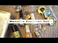 Metallic Skittles Manicure | Gradient Nails| H&amp;M Nail-polishes