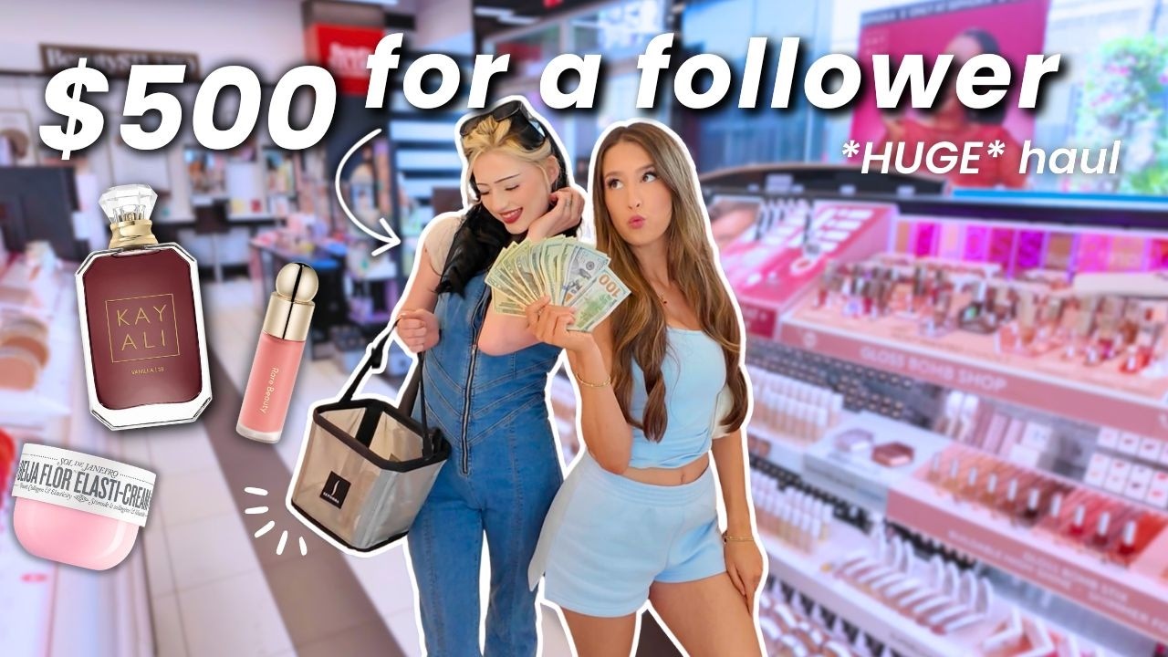 I gave a SUBSCRIBER $500 to SPEND... here's what happened 🛍️