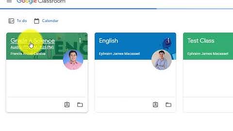 Google Classroom To-Do List