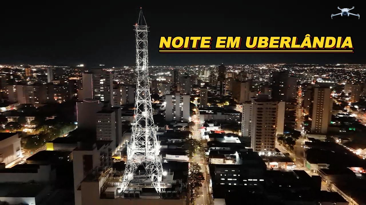 NOITE ILUMINADA EM UBERLÂNDIA// VOO SENSACIONAL...16/10/2025