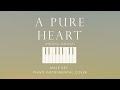 A PURE HEART | [Male Key] Piano Worship Instrumental Cover by GershonRebong with lyrics