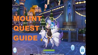 This video shows how to obtain a mount. items needed vary according
your job. please like and subscribe. thank you.