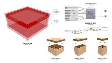 Rhino 8 Parametric Box with Lid Beginner Full Tutorial Architecture Grasshopper Tutorial