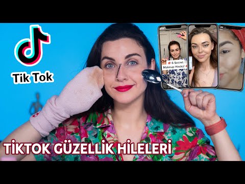 TİKTOK GÜZELLİK HİLELERİNİ DENEDİM 😆💄😱