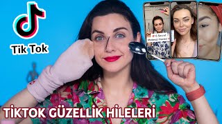 TİKTOK GÜZELLİK HİLELERİNİ DENEDİM 😆💄😱