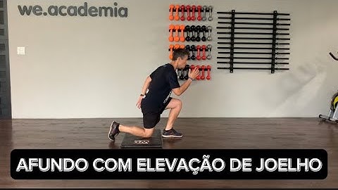 Afundo com elevação de joelho