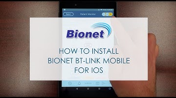 How to install Bionet BT-Link Mobile for iOS (Veterinary Monitor Mobile APP)