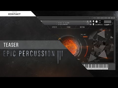 Epic Percussion 3 - KONTAKT Library. Cinematic drums by Splash Sound.