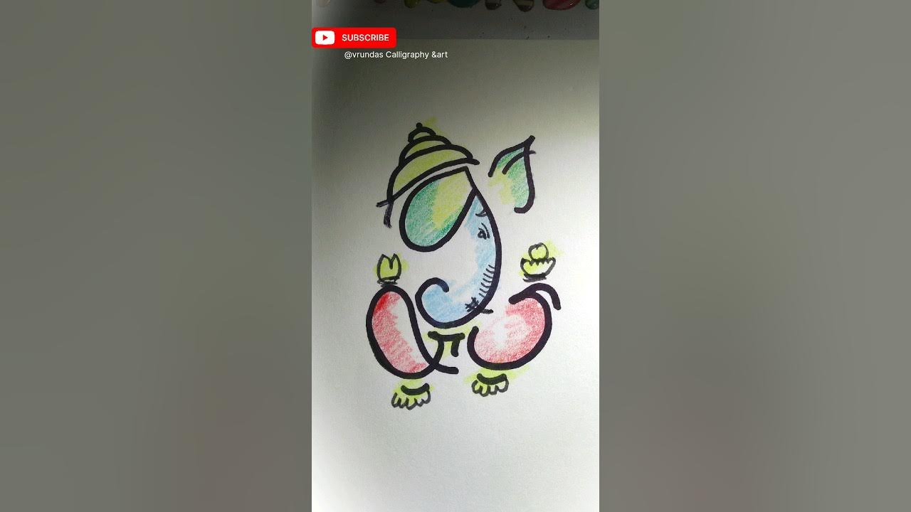 अक्षरगणेशविराज Viraj Name artcalligraphy ytshorts viral YouTube