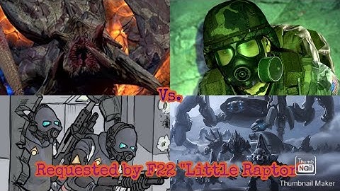 GMod NPC War: Covenant (Halo) Vs. HECU (HL) Vs. Antlions (HL) Vs. Combine (HL).