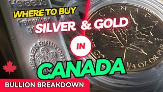 Where To Buy Precious Metals in CANADA - Top Online Dealers - Silver and Gold Bullion.