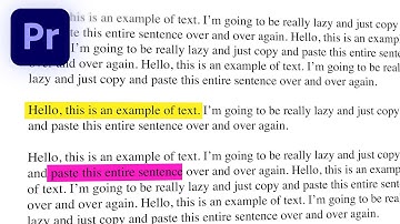 Highlighter Text Animation in Adobe Premiere Pro 2024