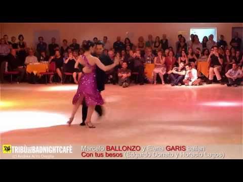 Marcelo BALLONZO y Elena GARIS bailan Con tus besos - Officina Tanguera 2013