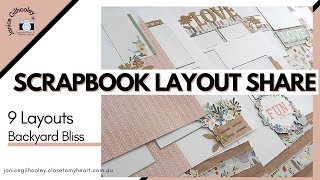 Celebrity Scrapbook Layout Share | 9 Layouts | Backyard Bliss Workshop Net Worth