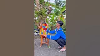 The father is so naughty🤧Chase him, don't let him get away😆 #fyp #shorts #funny #babytwins