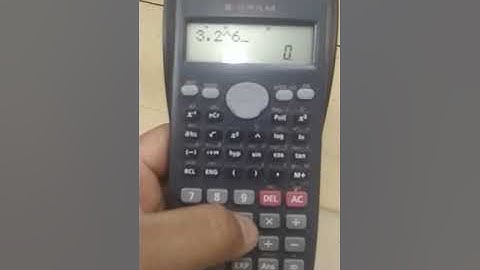 Poisson Distribution on scientific calculator