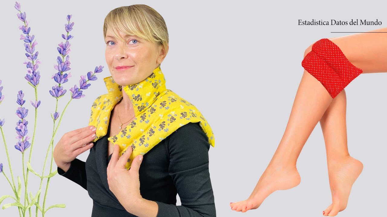 Лечебный Мешок С Семенами Пшеницы И Цветками Лаванды - Это Терапия Тепла Или Холода