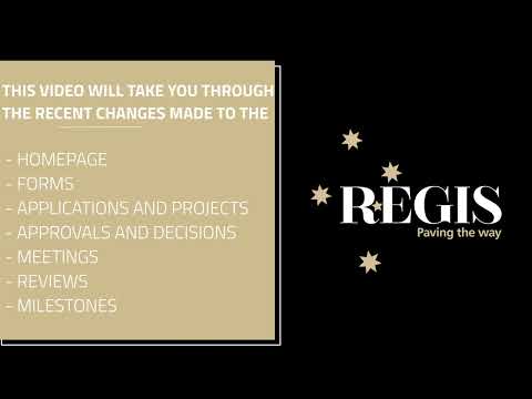 New Look REGIS External Portal