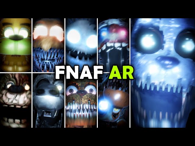 All FNAF JUMPSCARES in 7 Minutes! (2014-2019 Final) FNAF 1, 2, 3, 4, SL, 6,  UCN, VR, AR, CoD 