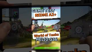 Как работает World of Tanks на Redmi A2 #gametest #игротест #redmia2plus